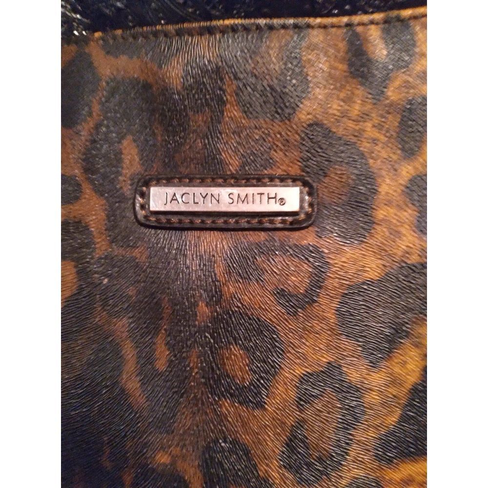 Jaclyn Smith Leopard Print Hobo Bag Designer Purse Shoulder Bag